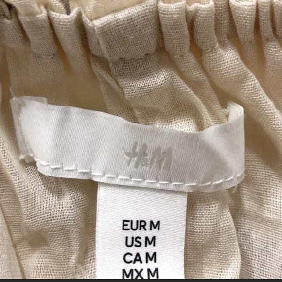 H&M Lyocell-blend flounced dress-worn once - Picture 7 of 13